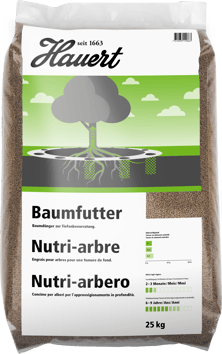 Ein Sack mit Dünger für Tiefenbevorratung