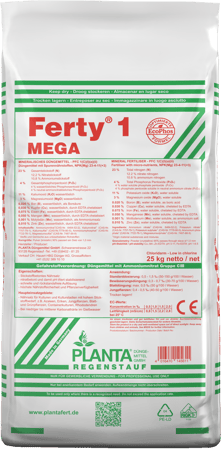 Packshot 896625, 4016470145611, Planta, Ferty 1 Mega, EcoPhos 25 kg