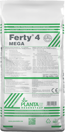 Packshot 896925, 4016470145642, Planta, Ferty 4 Mega, EcoPhos, 25 kg