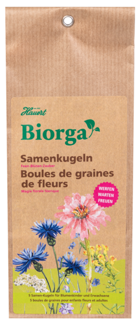601665 Hauert Biorga Samenkugeln Feen-Blüten-Zauber 5 Stück