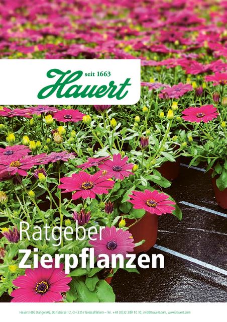 Hauert Merkblatt Zierpflanzen - Deutsch | Webversion