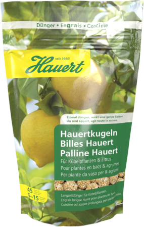 107863 Hauert Hauertkugeln für Kübelpflanzen und Zitrusfrüchte 45st