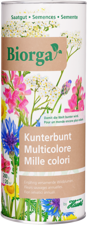 601262 Hauert Biorga Wildblumen Kunterbunt 0.2kg